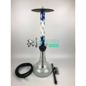 Кальян GRAMM TORR Бело-Синий колбой 2x2 под SS Felix Shop