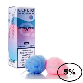 Жидкость Elf Liq Cotton Candy Ice (Эльфбар Cладкая Вата Айс) 30мл 5% Felix Shop