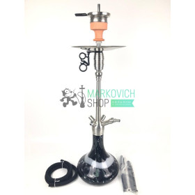 Кальян Amy Deluxe SS 05 Feather Steel Черный Felix Shop