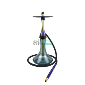 Кальян Alpha Hookah Model S Dark Blue с колбой Craft Felix Shop