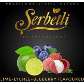 Табак Serbetli Lime Lychee Blueberry (Щербетли Лайм Личи Черника) 50 грамм Felix Shop