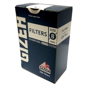 Фильтр для самокруток Gizeh Charcoal 100 шт Felix Shop