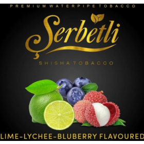 Табак Serbetli Ice Lime Lychee Blueberry (Щербетли Айс Лайм Личи Черника) 50 грамм Felix Shop