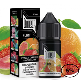 Жидкость Chaser Black Flirt (Чейзер блэк Гуава Клубника Апельсин) 30мл 5% Felix Shop