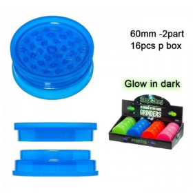 Гриндер акриловый 2 part Glows in the Dark Felix Shop