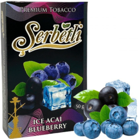 Табак Serbetli Ice Acai Blueberry (Щербетли Айс Аcаи Черника) 50грамм Felix Shop