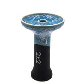 Чаша для кальяна  2х2 Medium Blue Matt Felix Shop