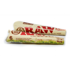 Конусы RAW Organic 6PK 1¼" Hemp Felix Shop