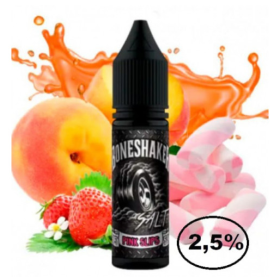 Жидкость Boneshaker Pink Slips (Боншейкер Маршмелоу Персик Земляника) 15мл, 2.5% Felix Shop