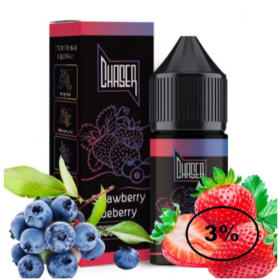 Жидкость Chaser Black Strawberry Blueberry (Чейзер блэк Клубника Черника) 30мл, 3% Felix Shop