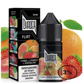 Жидкость Chaser Black Flirt (Чейзер блэк Гуава Клубника Апельсин) 30мл, 3% Felix Shop