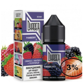 Жидкость Chaser Pamberry X (Чейзер Ежевика Малина Клубника) 30мл, 3% Felix Shop