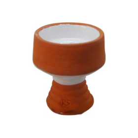 Чаша для кальяна RS Bowls TG (Turkish Glaze) классика персиковая с металлик элементами Felix Shop