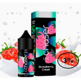 Жидкость Chaser LUX Strawberry Cream (Чейзер Люкс Клубничный Крем) 30мл, 3% Felix Shop