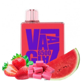 Электронные сигареты VAAL GLAZ6500 Watermelon Strawberry Bubblu Gum (Веел) Арбуз Клубника Жвачка Felix Shop
