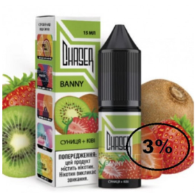 Жидкость Chaser Banny (Чейзер Земляника и Киви) 15мл, 3% Felix Shop