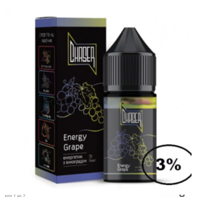 Жидкость Chaser Black Energy Grape (Чейзер блэк Виноград Энергетик) 30мл, 3% Felix Shop