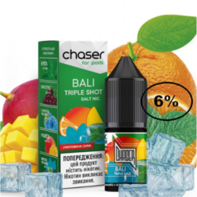 Жидкость Chaser Bali Triple Shot (Чейзер Апельсин Манго Трипл Шот) 10мл, 6% Felix Shop