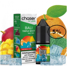 Жидкость Chaser Bali Triple Shot (Чейзер Апельсин Манго Трипл Шот) 10мл, 5% Felix Shop