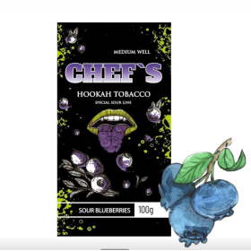 Табак Chefs Sour Blueberries (Чифс Кислые Ягодки Черники) 100 грамм Felix Shop