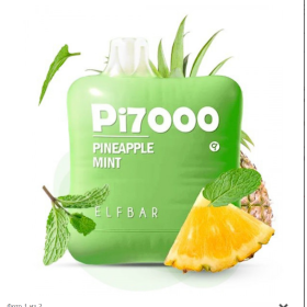 Электронные сигареты Elf Bar 7000 Pineapple Mint (Эльф Бар 7000 Ананас мята) Felix Shop