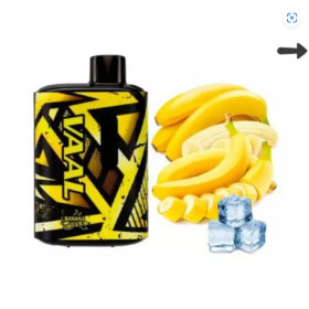Электронная сигарета VAAL E5000 Banana Ice (Банан Лёд) Felix Shop