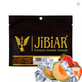 Табак Jibiar Ice Melon Strawberry (Дыня Клубника Лёд) 100гр Felix Shop