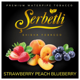 Табак Serbetli Strawberry Peach Blueberry (Клубника Персик Черника) 100гр Felix Shop