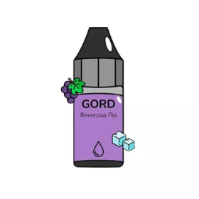 Жидкость Gord Grape Ice (Виноград Лёд) 30мл 5% Felix Shop