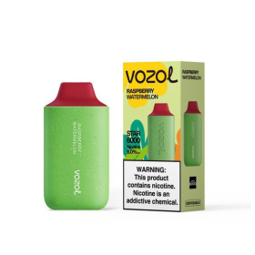 Электронная сигарета Vozol 6000 Raspberry Watermelon (малина арбуз) Felix Shop