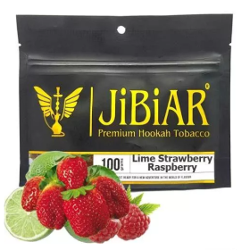 Табак Jibiar Lime Strawberry Raspberry (лайм клубника малина) 100 гр Felix Shop