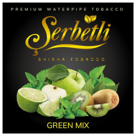 Табак Serbetli Green Mix (Киви Яблоко Лайм) 100гр Felix Shop