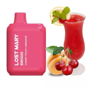 Электронная сигарета Lost Mary BM5000 Cherry Peach Lemonade (вишня персик лимонад) Felix Shop