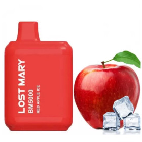 Электронная сигарета Lost Mary BM5000 Red Apple Ice (красное яблоко лед) Felix Shop