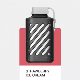 Электронная cигарета Vozol 10000 Strawberry Ice Cream (Клубничное Мороженное) Felix Shop