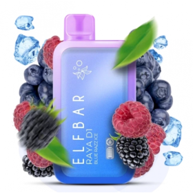 Электронная сигарета Elf Bar RAYA D1 13000 Blue Razz Ice (Голубой Лимонад Лед) Felix Shop