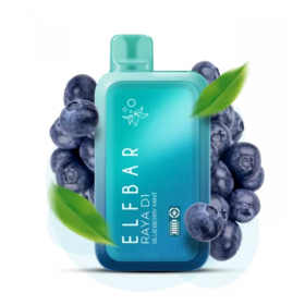 Электронная сигарета Elf Bar RAYA D1 13000 Blueberry Mint (Черника Мята) Felix Shop