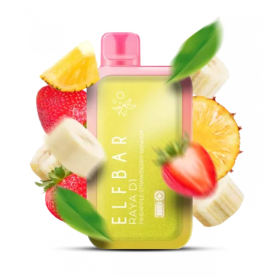 Электронная сигарета Elf Bar RAYA D1 13000 Pineapple Strawberry Banana (Ананас Клубника Банан) Felix Shop