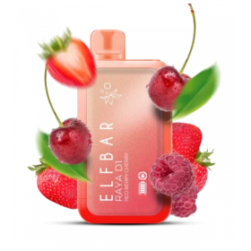 Электронная сигарета Elf Bar RAYA D1 13000 Red Berry Cherry (Красные Ягоды Вишня) Felix Shop