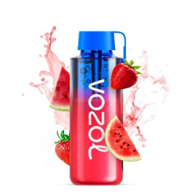 Электронная сигарета Vozol NEON 10000 Strawberry Watermelon (Клубника Арбуз) Felix Shop