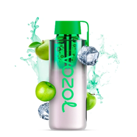 Электронная сигарета Vozol NEON 10000 Sour Apple Ice (Кислое Яблоко Лед) Felix Shop