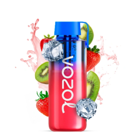 Электронная сигарета Vozol NEON 10000 Frozen Strawberry Kiwi (Морозная Клубника Киви) Felix Shop
