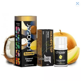 Жидкость Набор Chaser Lux 5% 30мл Coconut Melon (Дыня Кокос) Felix Shop