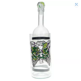 Водник Стеклянный Прозрачный Легкие с травой Felix Shop