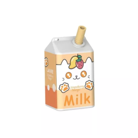 Электронная сигарета Lavie Milk 7000 Strawberry Mango (Клубника Манго) Felix Shop