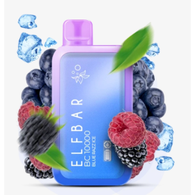 Электронная сигарета Elf Bar 10000 Blue Razz Ice (Голубой Лимонад Лед) Felix Shop