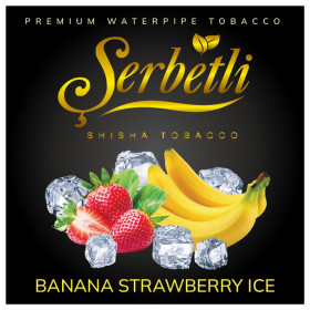 Табак Serbetli Ice Banana Strawberry (Клубника Банан Лёд) 100 гр Felix Shop