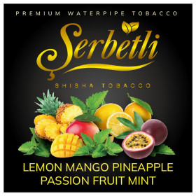 Табак Serbetli Lemon Mango Pineapple Passion Fruit Mint (Лимон Манго Ананас Маракуйя Мята ) 500гр Felix Shop