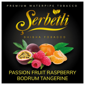 Табак Serbetli Passion fruit Raspberry Bodrum Tangerine (Маракуйя Малина Мандарин) 100 гр Felix Shop