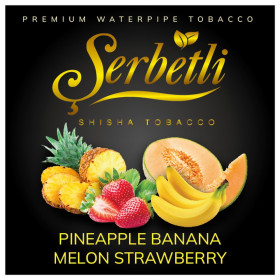 Табак Serbetli Pineapple Banana Melon Strawberry (Ананас Банан Дыня Клубника) 100 гр Felix Shop